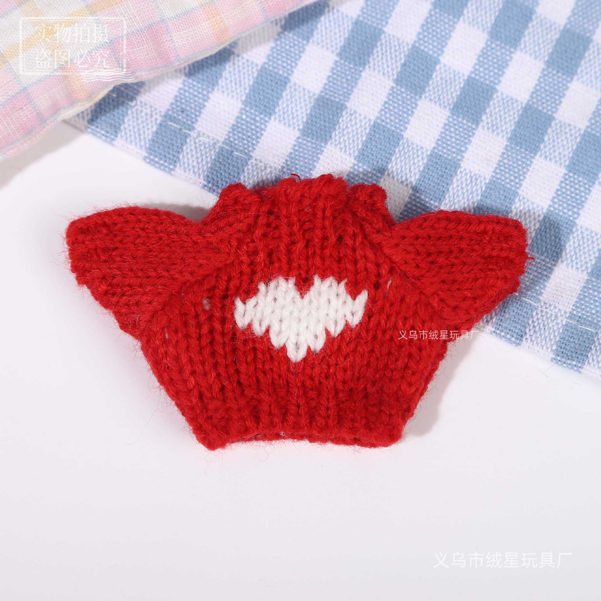 Wholesale Creative Cotton Sweater Doll Accessories Little Clothes for Cotton Dolls Dog Leader Costume Toy Series Life Category